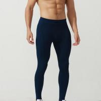 Polyamide & Spandex Quick Dry Men Sports Pants & skinny Solid PC