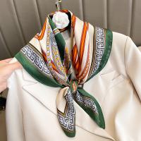 Polyester Square Scarf soft & sun protection Polyester printed PC