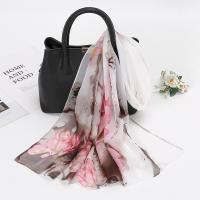 Polyester Easy Matching Women Scarf breathable printed Plant PC