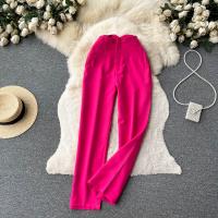 Polyester Slim Women Long Trousers PC