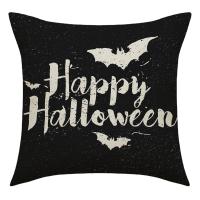 Linen Throw Pillow Covers Halloween Design & washable printed PC