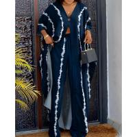 Polyester Vrouwen Casual Set Lange broek & Boven Afgedrukt verschillende kleur en patroon naar keuze Instellen