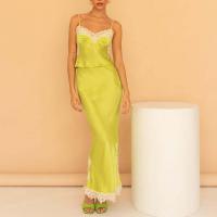 Polyester Zweiteiliges Kleid Set, Solide, mehr Farben zur Auswahl,  Festgelegt