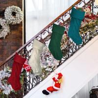 Acryl Kerstdecoratie sokken meer kleuren naar keuze stuk
