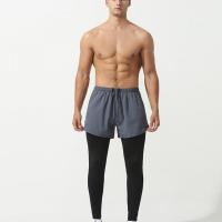 Spandex & Polyester Pantalons de sport pour hommes Patchwork plus de couleurs pour le choix pièce