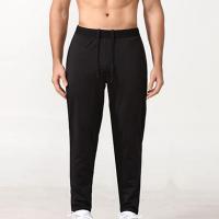 Spandex & Polyester Quick Dry Men Sports Pants slimming Solid PC