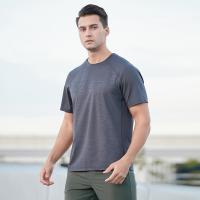 Polyester Quick Dry Men Sport Top & breathable Solid PC