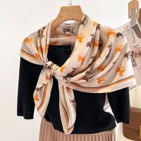 Polyester Women Scarf soft & can be use as shawl & thermal printed pink PC