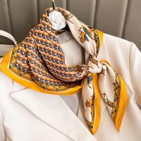 Polyester Women Scarf can be use as shawl & thermal printed PC