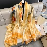 Soft Yarn Women Scarf soft & can be use as shawl & breathable printed floral PC