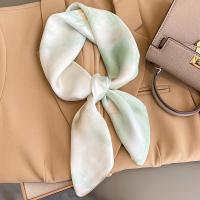 Polyester Vierkante sjaal Tie-dye Bloemen meer kleuren naar keuze stuk