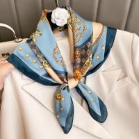 Polyester Easy Matching & Multifunction Square Scarf printed PC