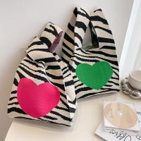 Polyester Easy Matching & Bucket Bag Handbag heart pattern PC