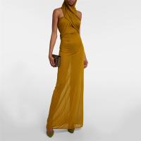 Spandex & Polyester long style One-piece Dress backless Solid PC