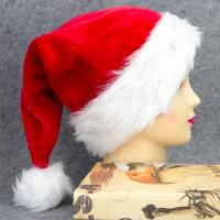 Chiffon Chapeau de Noël rouge et blanc pièce
