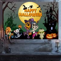 Polyester Background Fabric Halloween Design PC