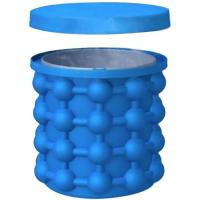 TPE-Elastómero termoplástico & Polipropileno-PP Cubo de ahorro de hielo, azul,  trozo