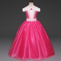 Polyester Princess & Ball Gown Girl One-piece Dress   PC
