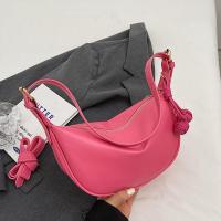 PU Leather Easy Matching Shoulder Bag attached with hanging strap Solid PC