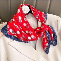 Polyester Multifunction Square Scarf can be use as shawl & breathable printed shivering PC