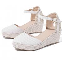 Synthetic Leather & PU Leather Women Sandals & anti-skidding Pair