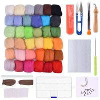 Felt DIY Felted Wool Tool Set multiple pieces Stainless Steel mixed colors PC