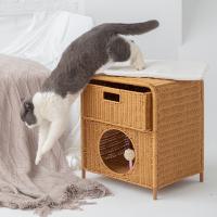 Rattan Pet Bed double layer & washable & breathable PC