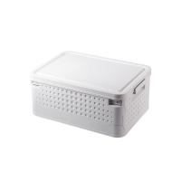 Polypropylene-PP foldable Storage Box for storage & durable & large capacity Solid white PC