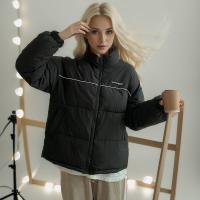 Polyester Women Parkas thicken & thermal Solid PC