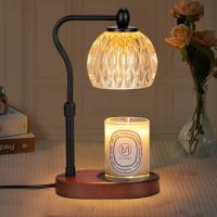 Bamboo & Glass & Iron adjustable light intensity Fragrance Lamps different power plug style for choose & with timer PC