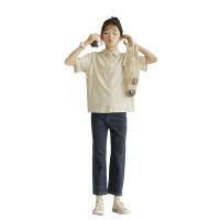 Cotton Girl Clothes Set & two piece suspender pant & top patchwork Solid Set