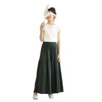 Cotone Dívka Sada oblečení Kalhoty & Top Patchwork Pevné Zelené Nastavit