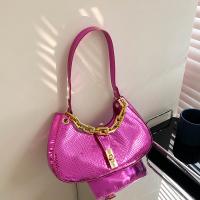 PU Leather Easy Matching Shoulder Bag with chain crocodile grain PC