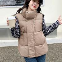 Polyester Women Vest thicken & loose & thermal Solid PC