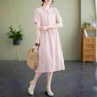 Cotton Linen One-piece Dress & loose PC