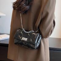 PU Leather Box Bag & Easy Matching Crossbody Bag sewing thread Argyle PC