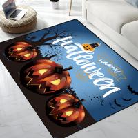 Polyester Absorbent Floor Mat Halloween Design printed PC