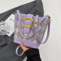Tuch & PU Leder Handtasche, Argyle, mehr Farben zur Auswahl,  Stück