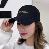 Cotton Baseball Cap sun protection & unisex embroidered letter : PC