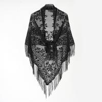 Acrylic Easy Matching & Tassels Women Scarf can be use as shawl & breathable printed PC