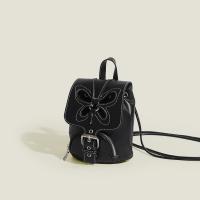 PU Leather Easy Matching Backpack butterfly pattern PC
