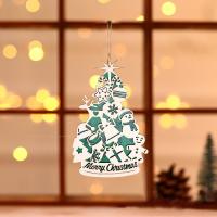 Wooden Hanging Ornament christmas design PC