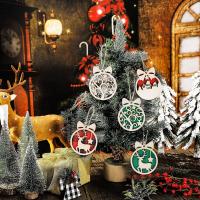 De madera Árbol de Navidad colgando de la decoración, más colores para elegir,  trozo