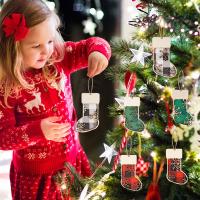 Houten Kerstboom hangende Decoratie meer kleuren naar keuze stuk