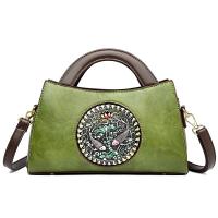 PU Leather Easy Matching Handbag soft surface & attached with hanging strap Fish Pattern PC