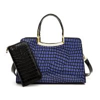 PU Leather With Coin Purse & Easy Matching Handbag large capacity & soft surface & attached with hanging strap Stone Grain PC