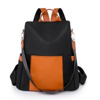 Nylon Concise & Easy Matching Backpack large capacity & soft surface & attached with hanging strap Solid PC