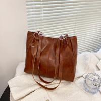 PU Leather Tote Bag Shoulder Bag large capacity PC
