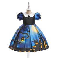 Polyester Children Halloween Cosplay Costume Cute  & breathable printed Solid PC