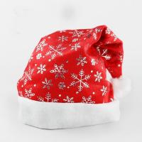 Kleber gebunden Stoff Christmas Hat, Schneeflockenmuster, mehr Farben zur Auswahl,  Stück